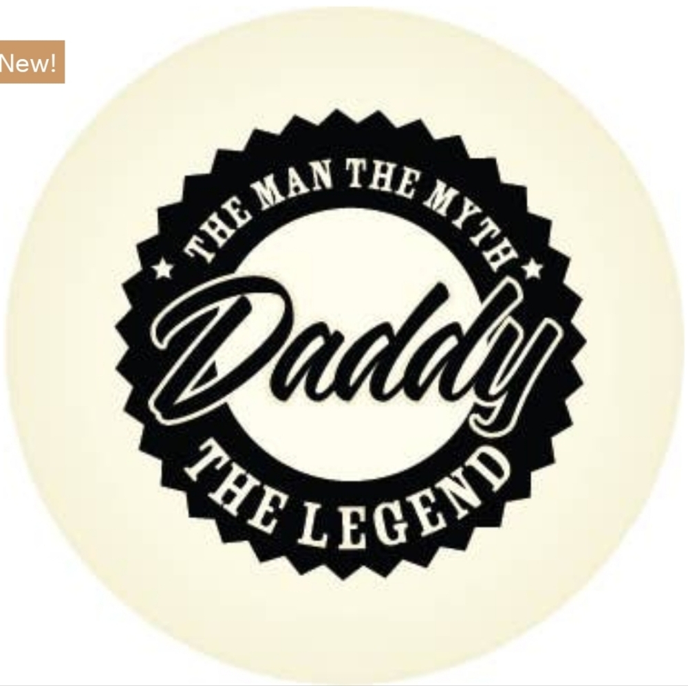 NEW The Man The Myth The Legend 1.25 Inch Button